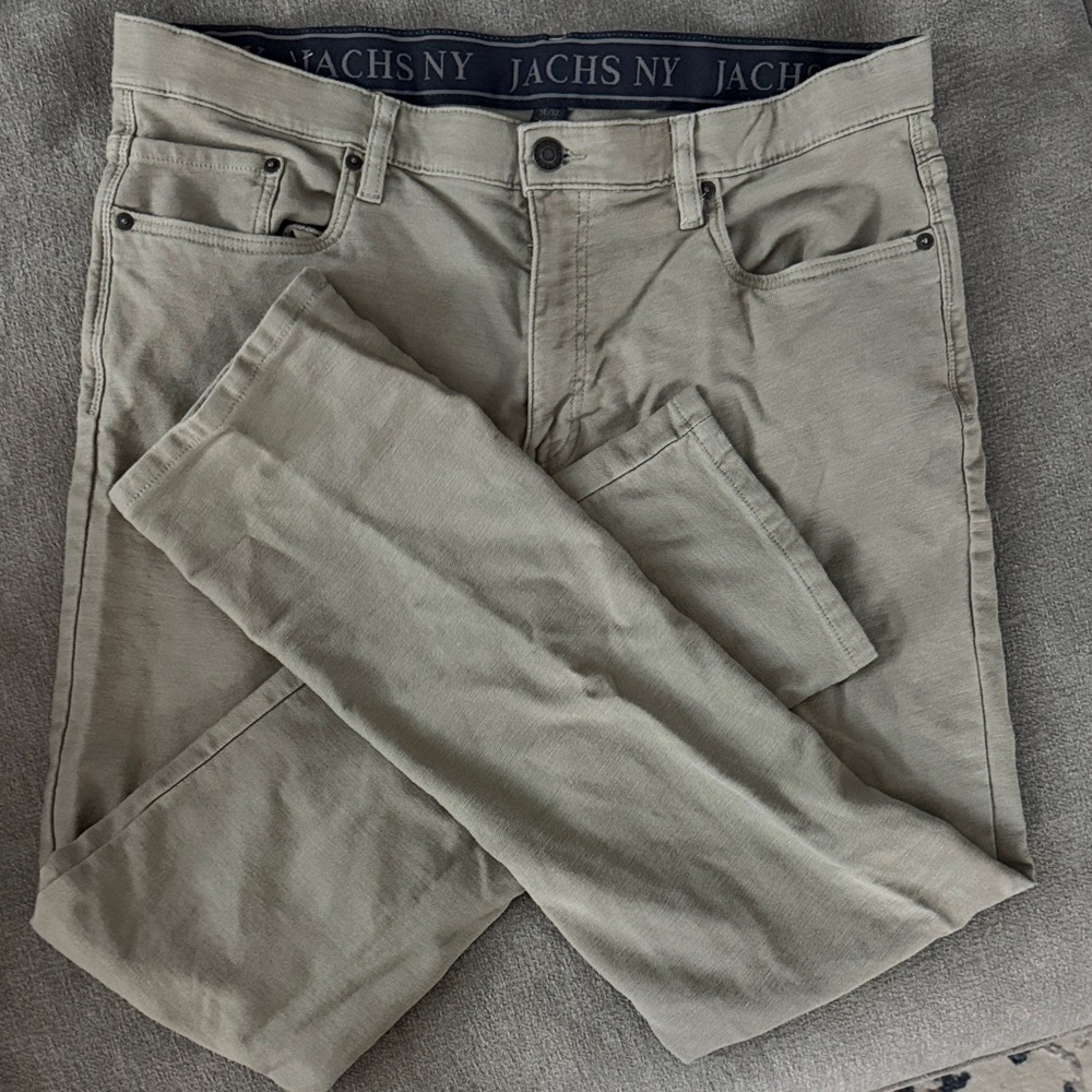 Jachs Beige Casual Trousers